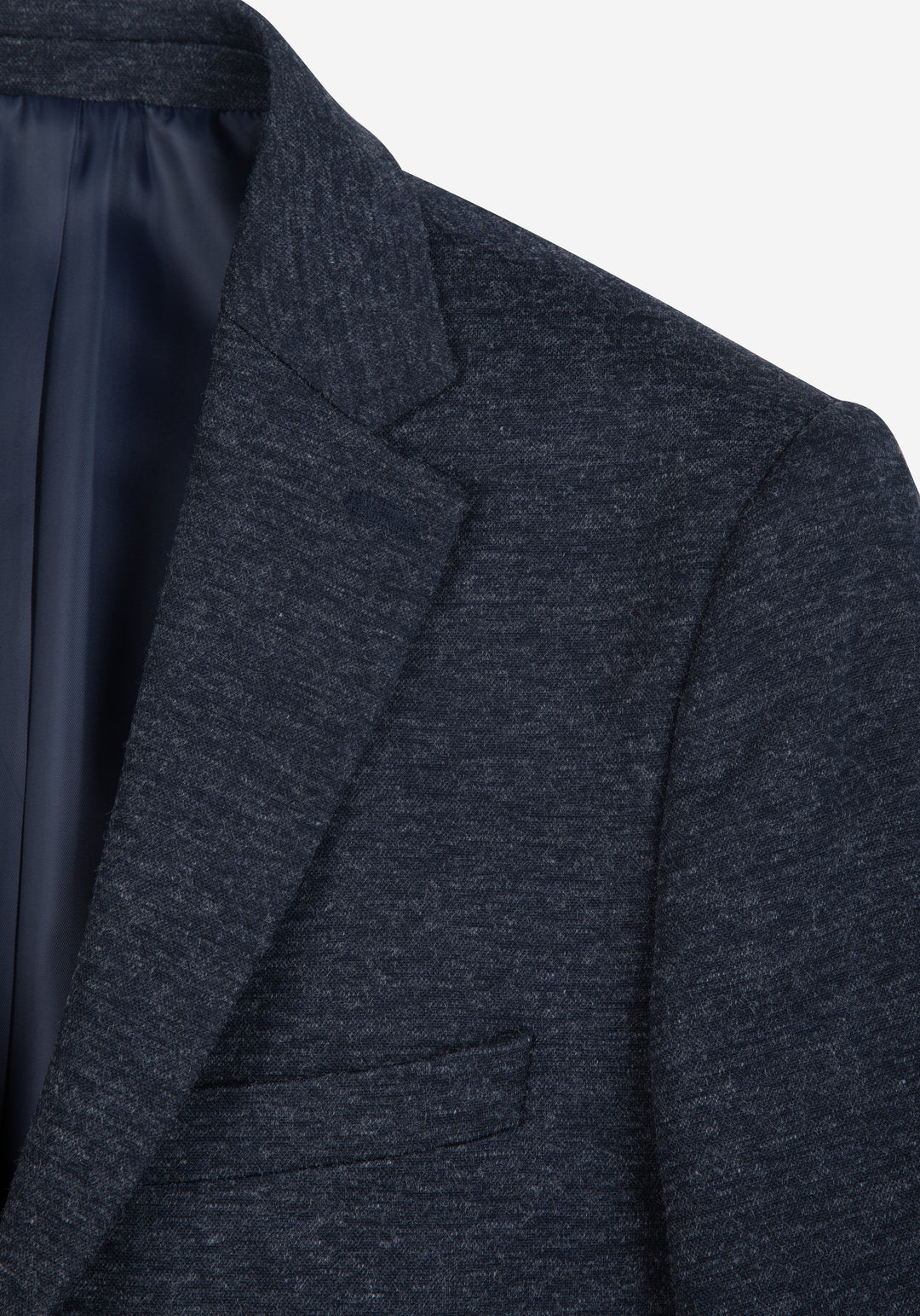 Contemporary Fit Faded Blue Heavy Brushed Blazer