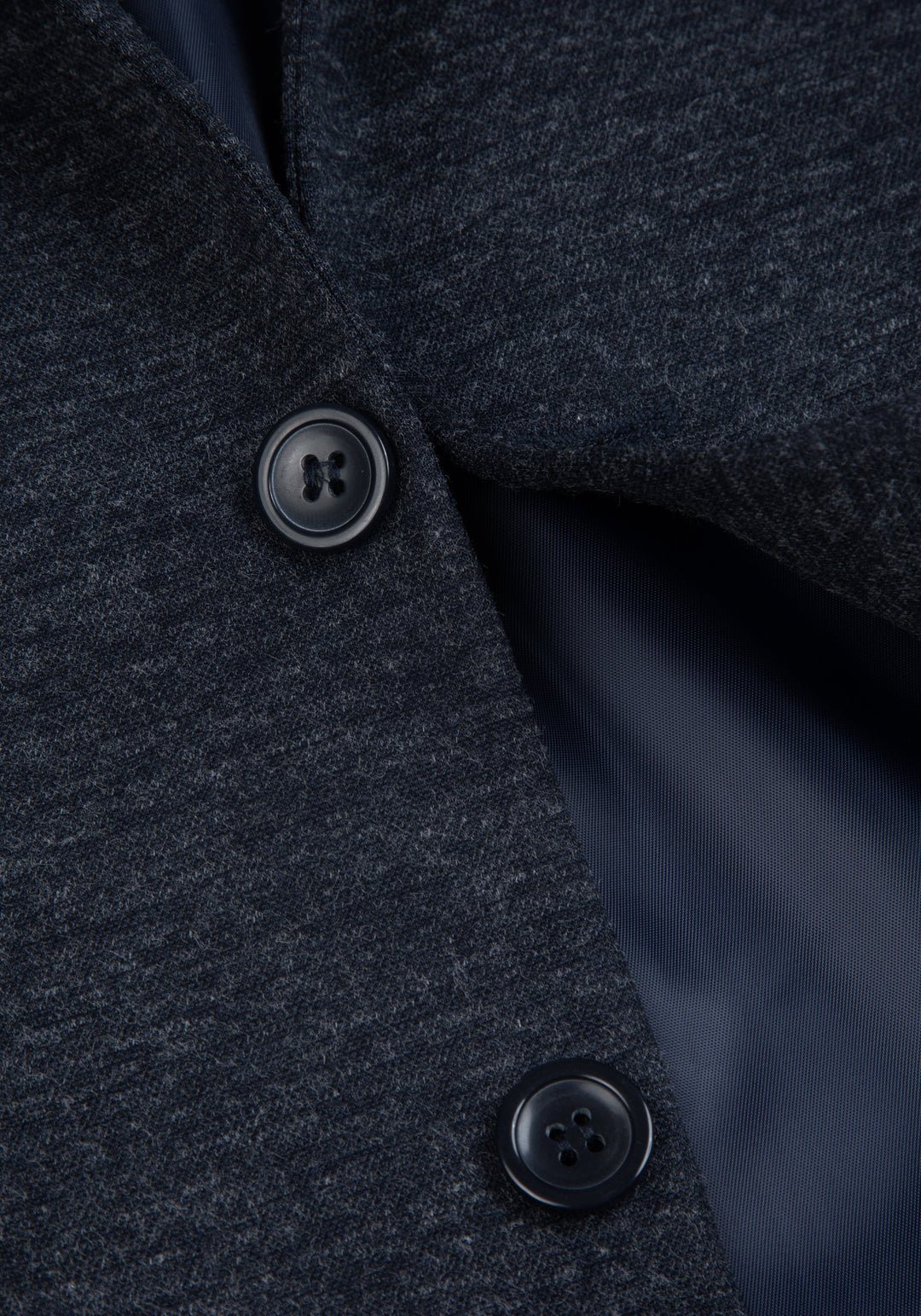 Contemporary Fit Faded Blue Heavy Brushed Blazer
