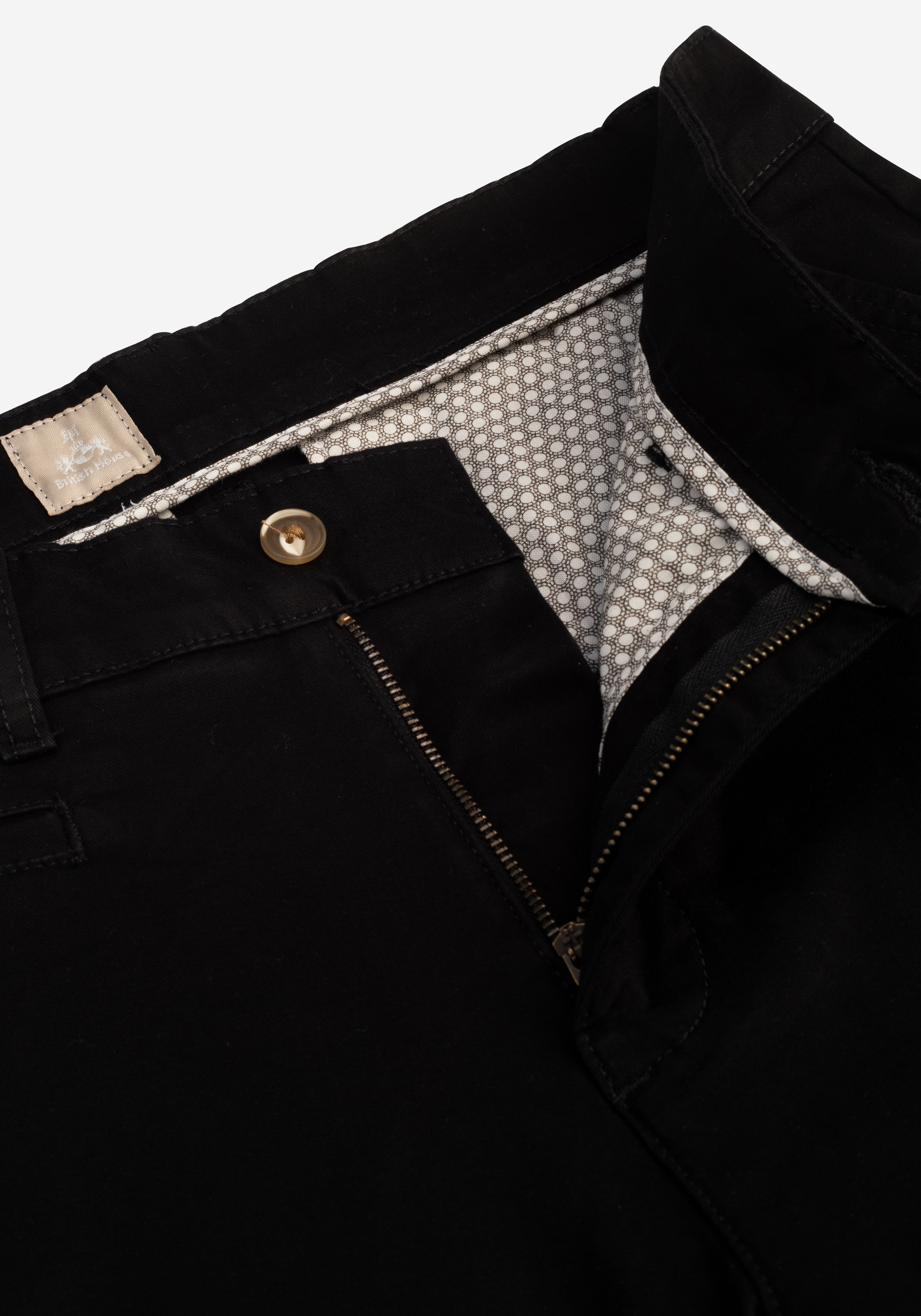 Pitch Black Gabardine