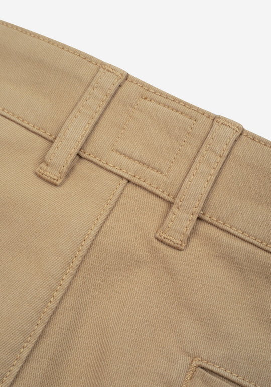 Camel Beige Gabardine