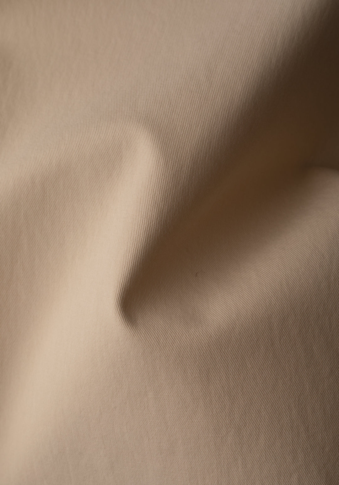Pure Beige Twill Gabardine