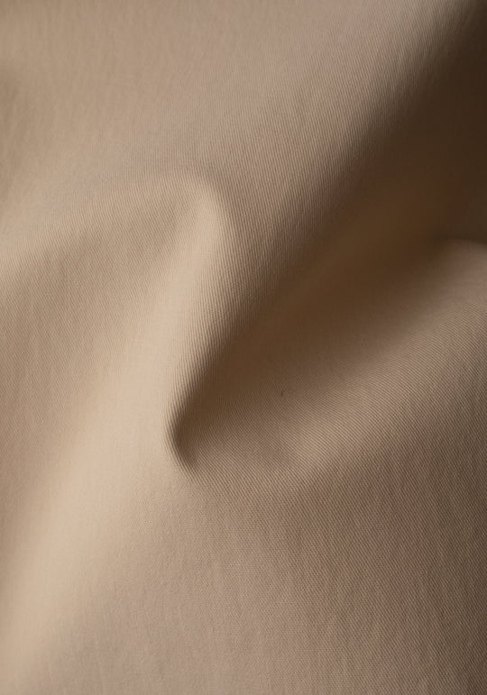 Pure Beige Twill Gabardine