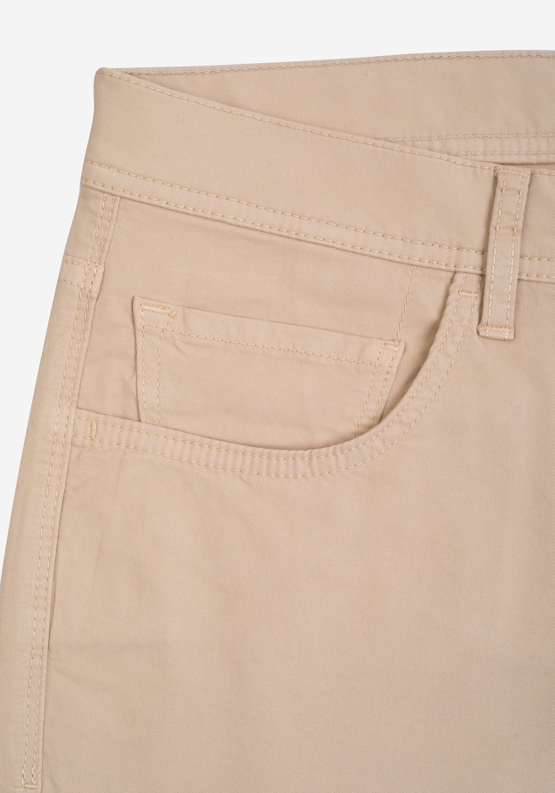 Pure Beige Twill Gabardine