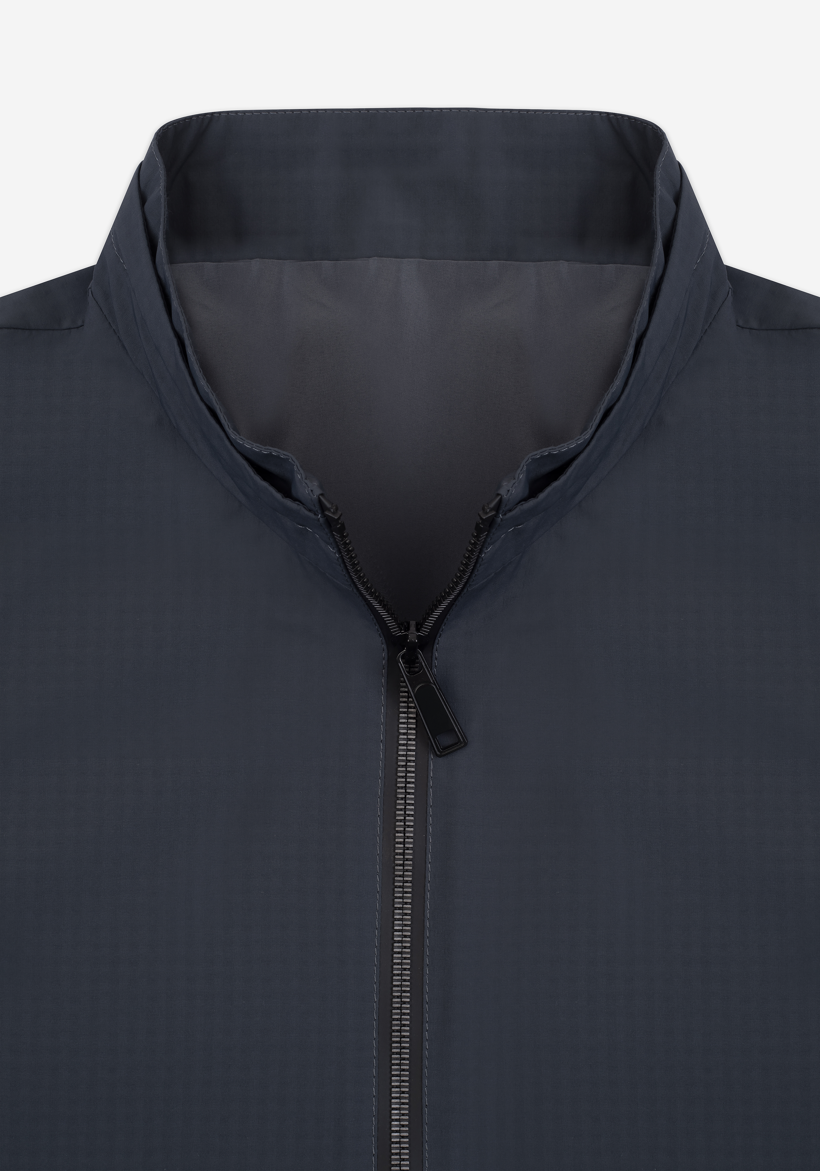 Mist Grey Pocketable Windbreaker Jacket