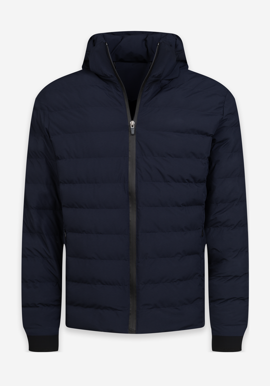 Deep Navy Puffer Down Jacket