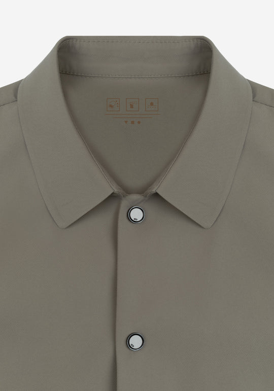 Muted Beige Block-Tech Jacket