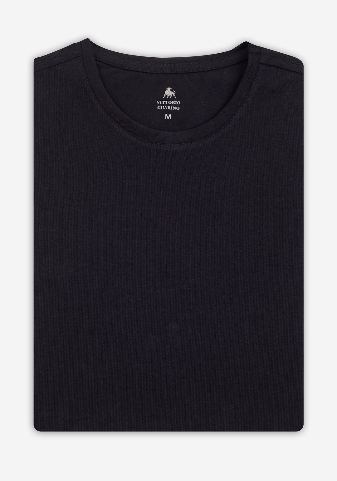 Panther Black Cotton Undershirt - Short Sleeve