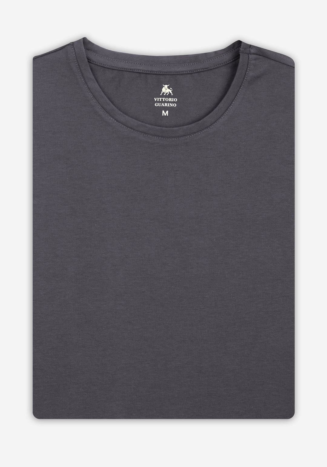 Metal Grey Cotton Undershirt - Short Sleeve