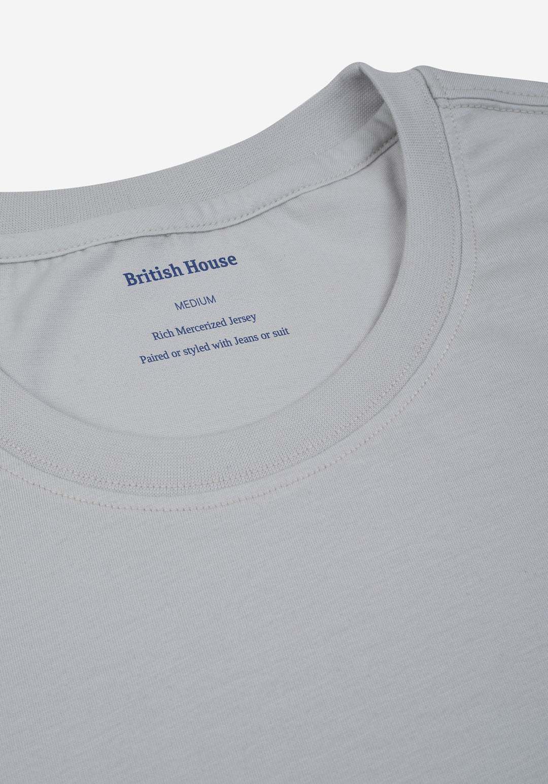 Silver Mist Mercerized Single Jersey