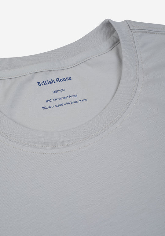 Silver Mist Mercerized Single Jersey