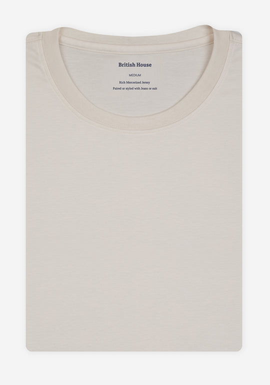 Off-White Mercerized Interlock Jersey