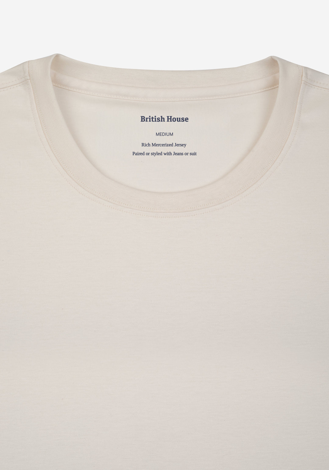 Off-White Mercerized Interlock Jersey