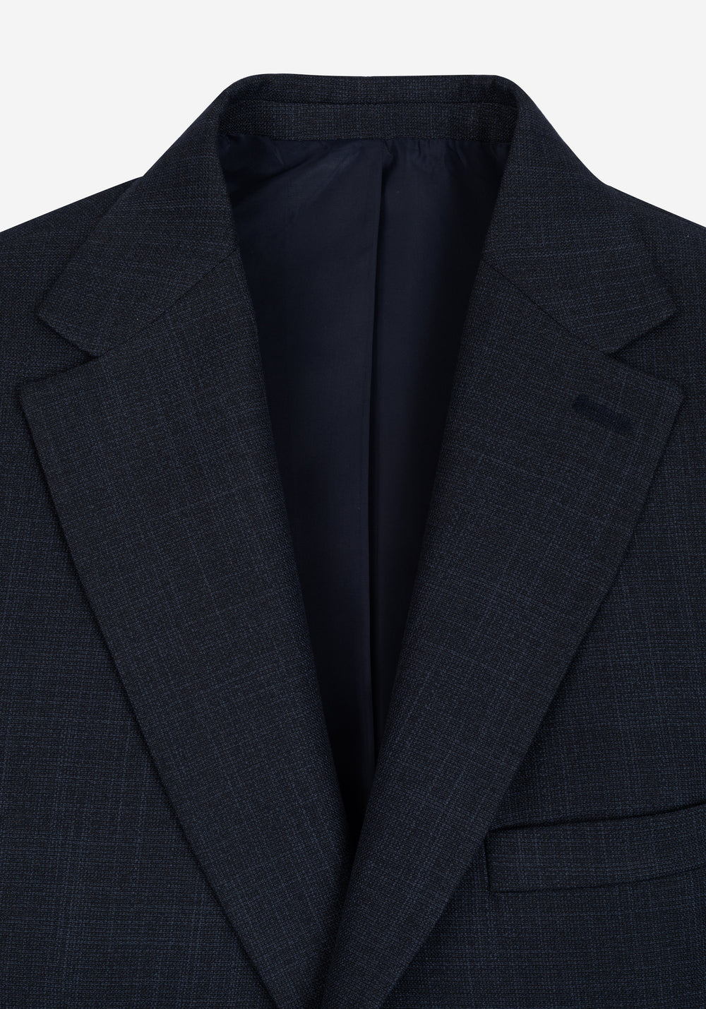 Contemporary Fit Fathom Blue MÃ©lange Blazer