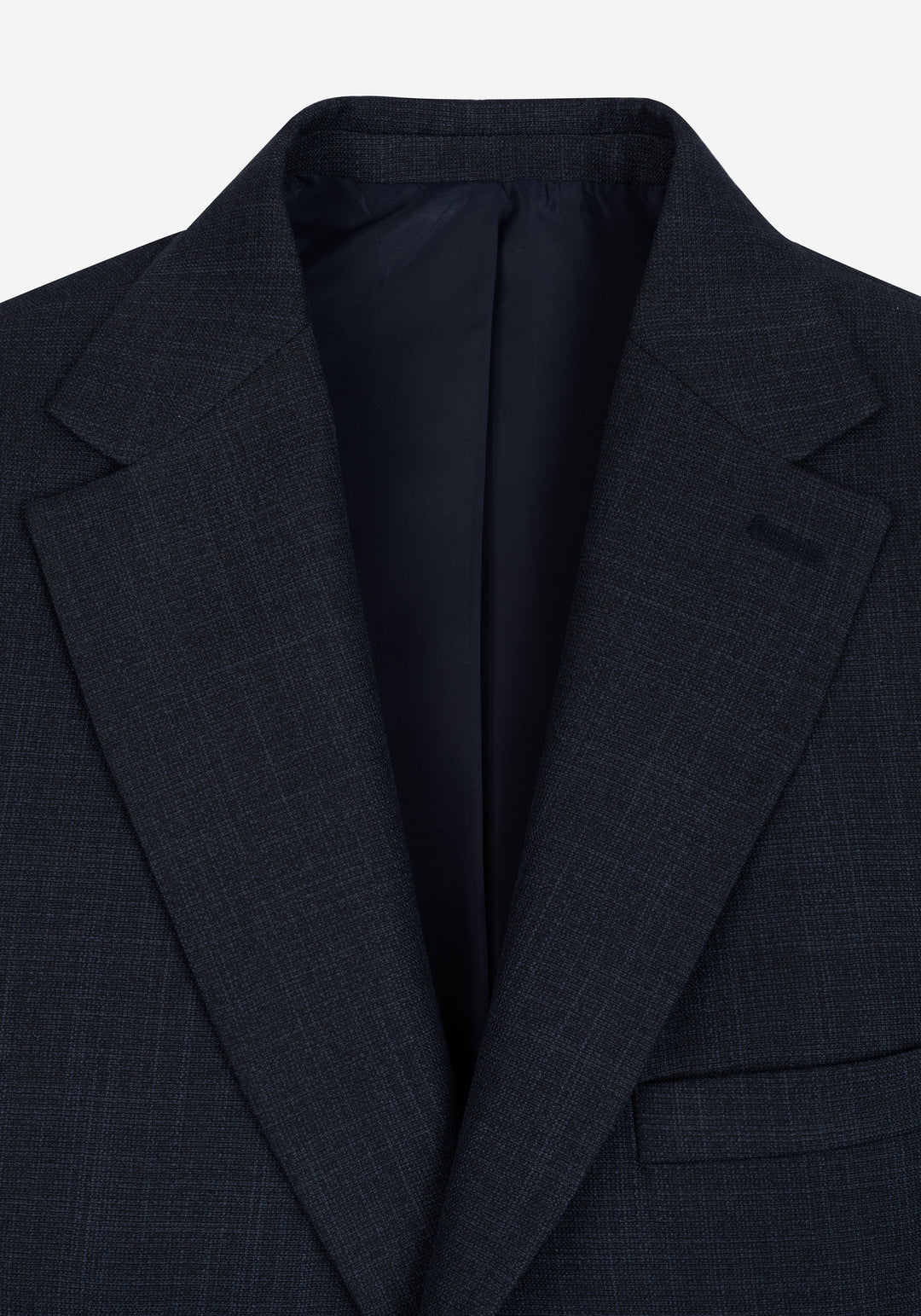 Contemporary Fit Fathom Blue MÃ©lange Blazer