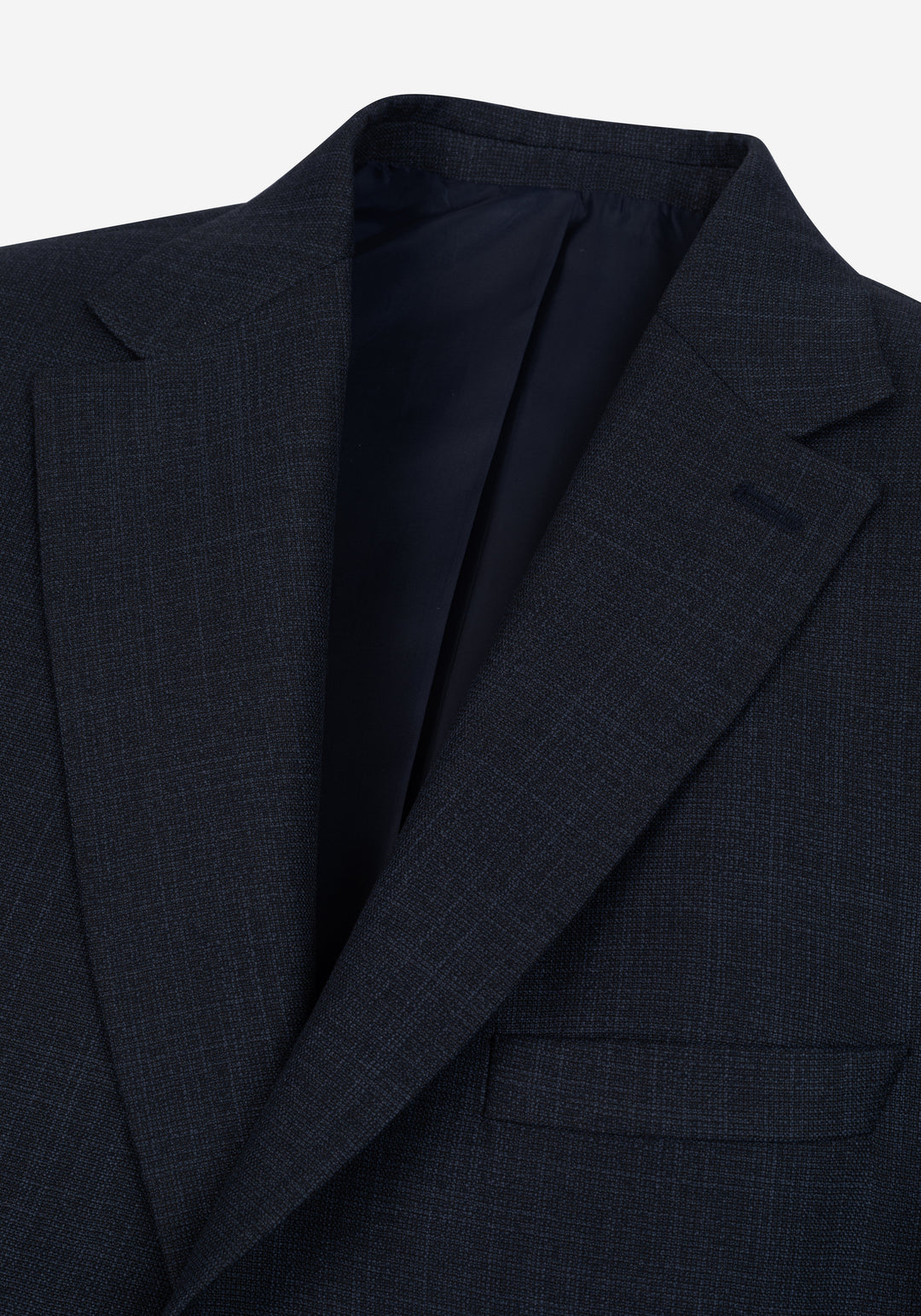 Contemporary Fit Fathom Blue MÃ©lange Blazer
