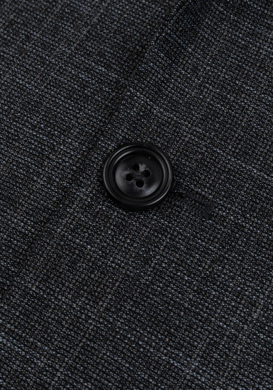 Contemporary Fit Jet Grey MÃ©lange Blazer