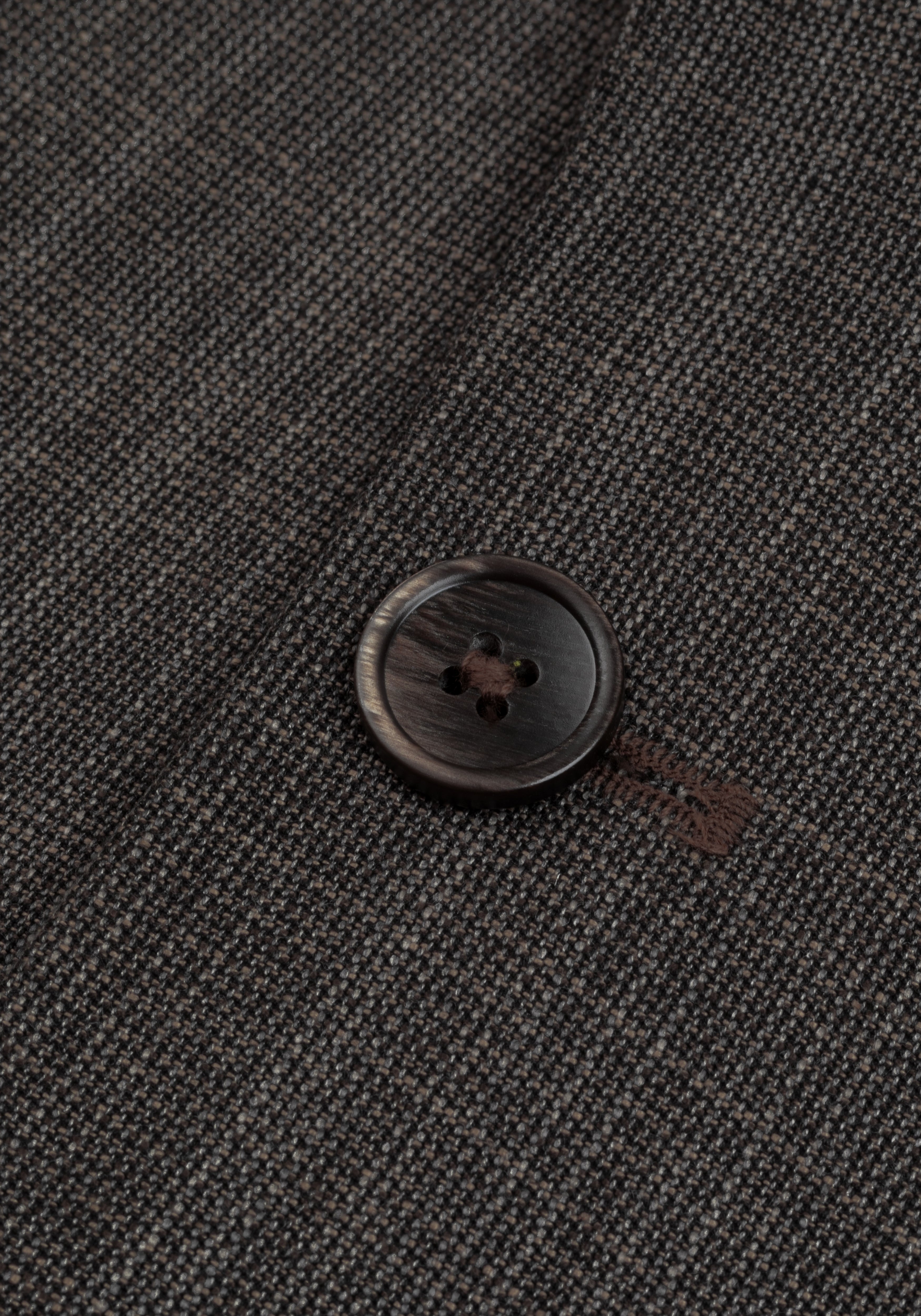 Contemporary Fit Taupe Beige MÃ©lange Blazer