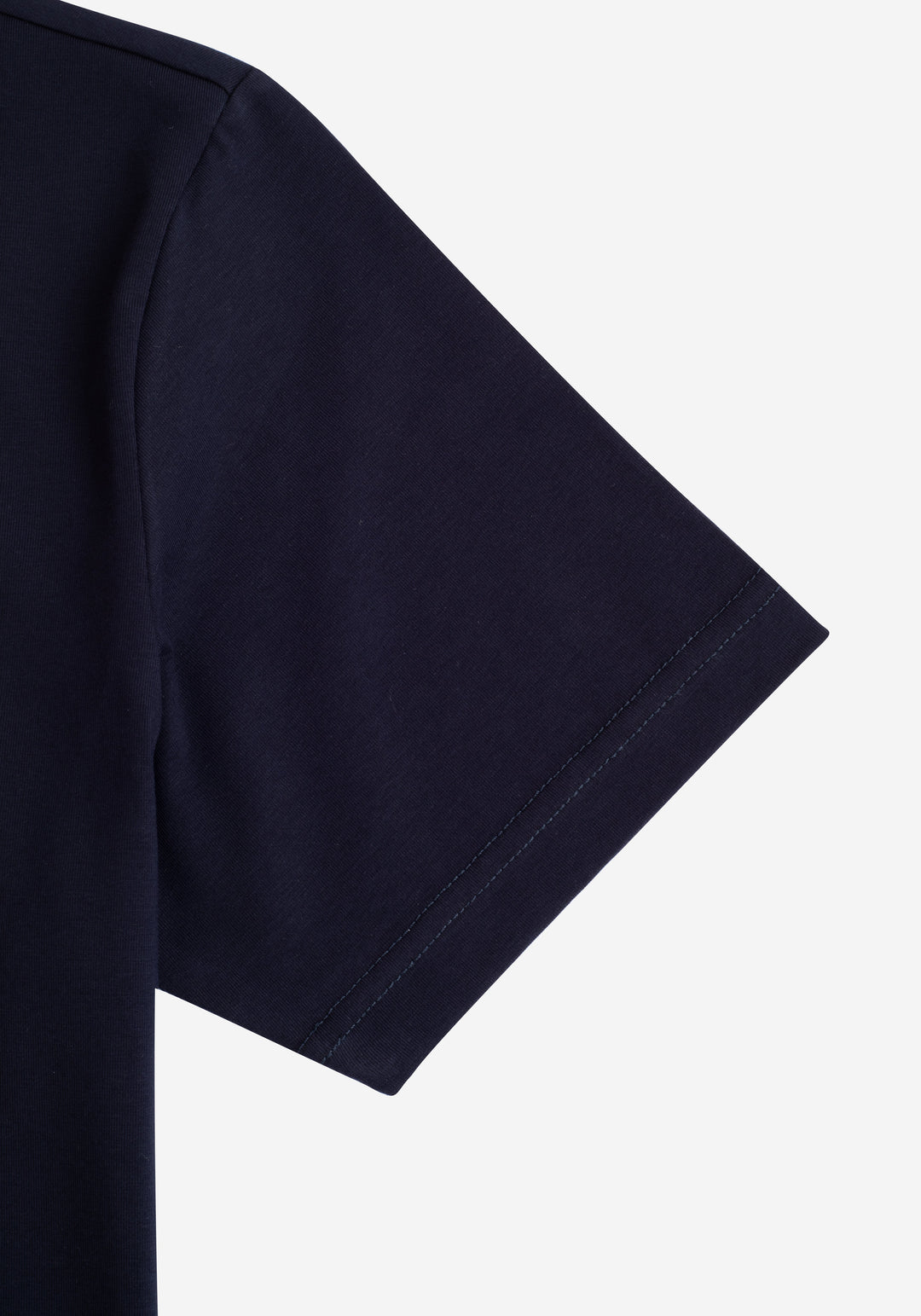 Dim Navy Cotton Undershirt - Short Sleeve