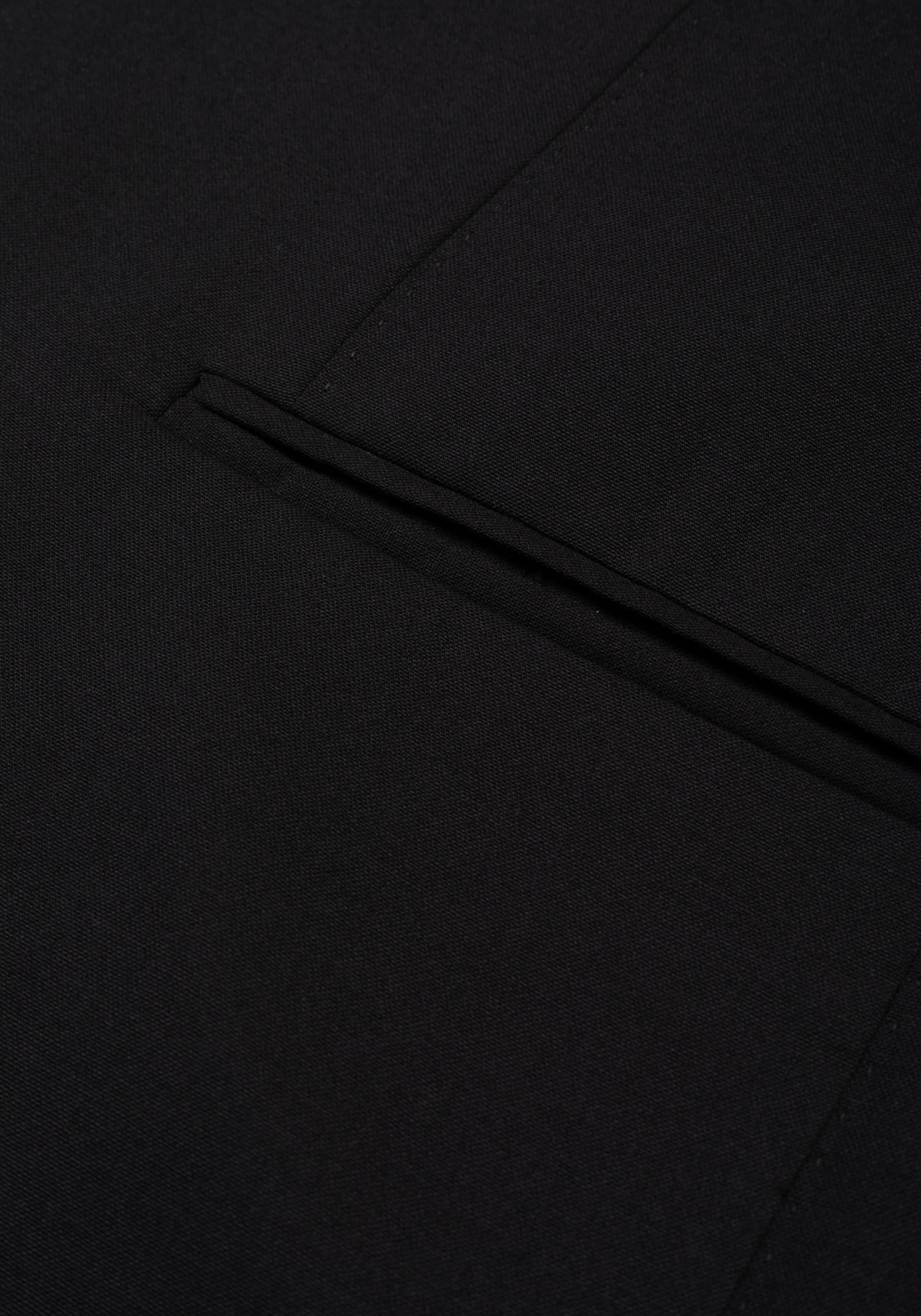 Rich Black Semi-Italian Handmade 130S Cool Wool Blazer