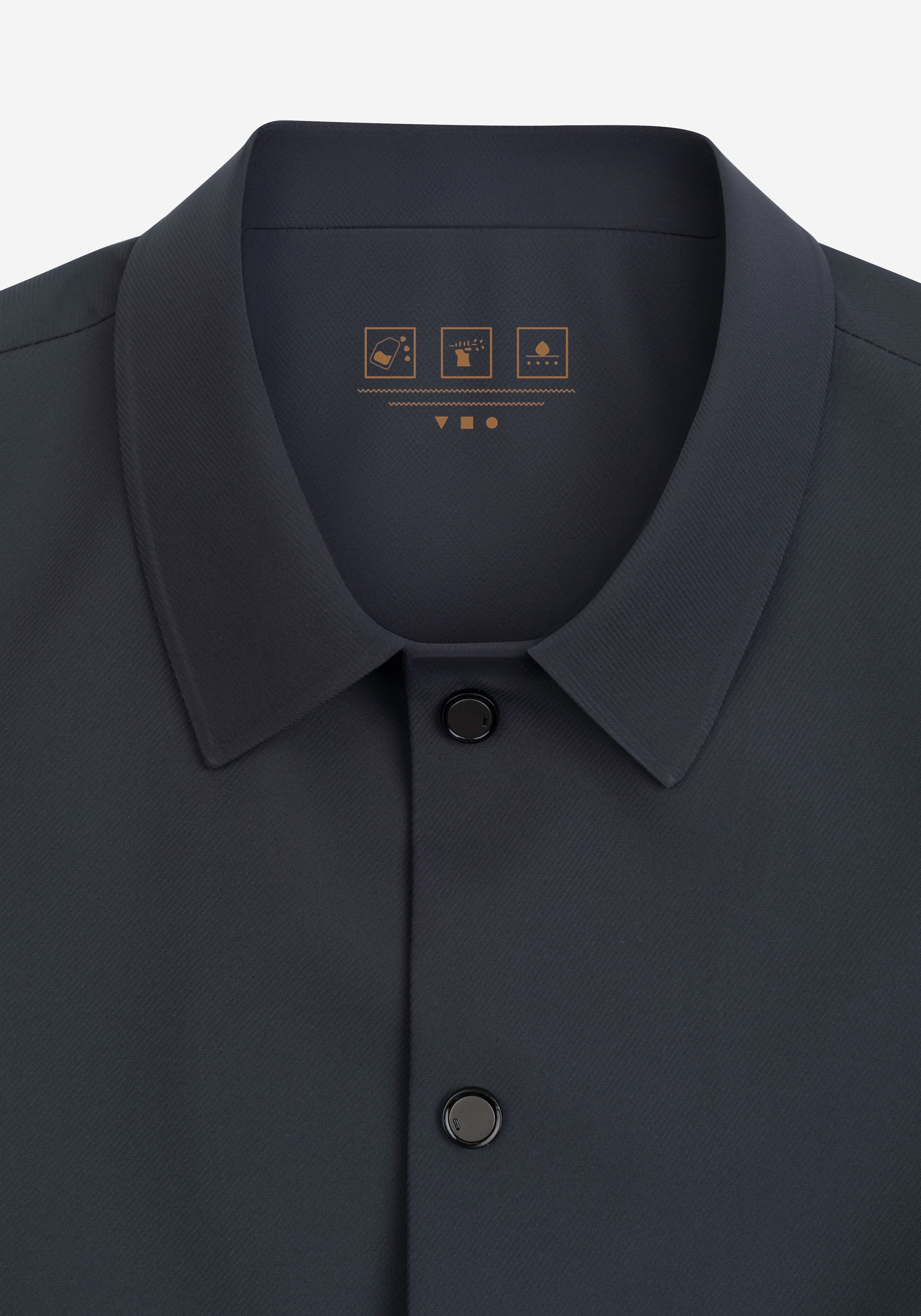 Anthracite Grey Block-Tech Jacket