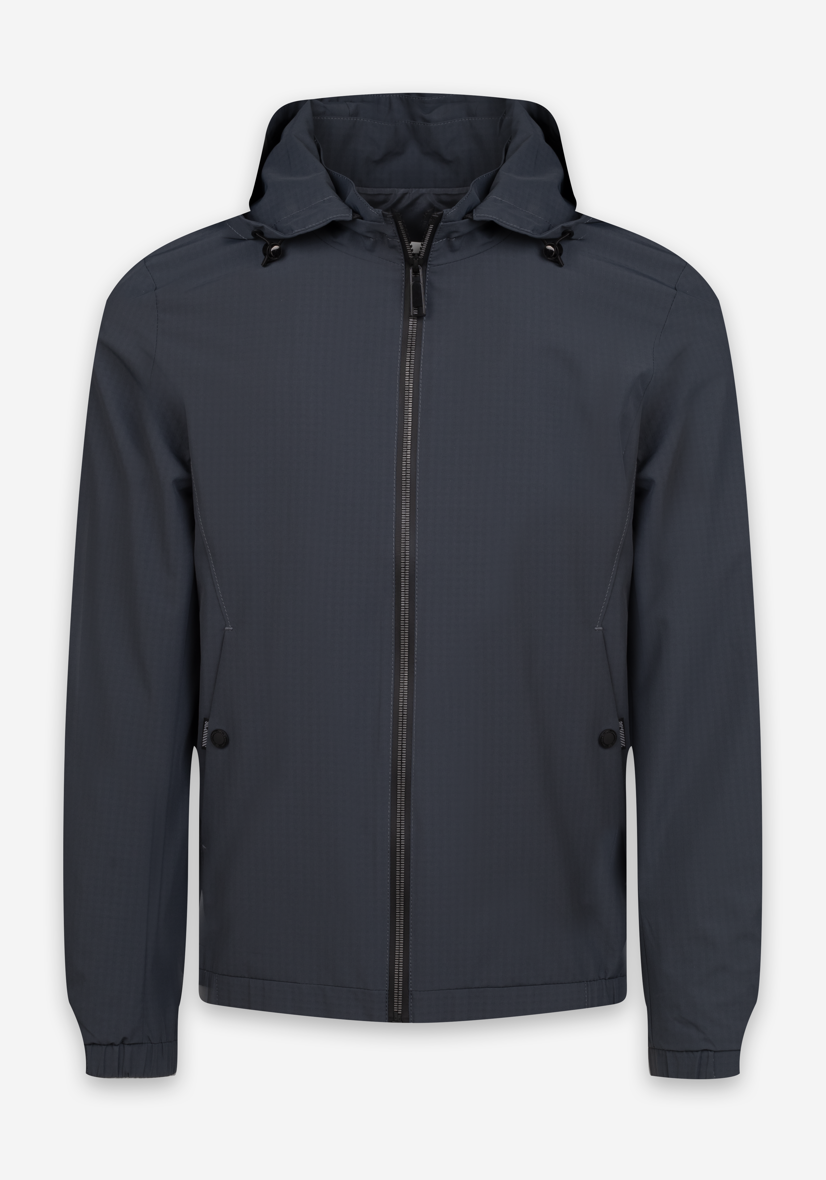 Mist Grey Pocketable Windbreaker Jacket