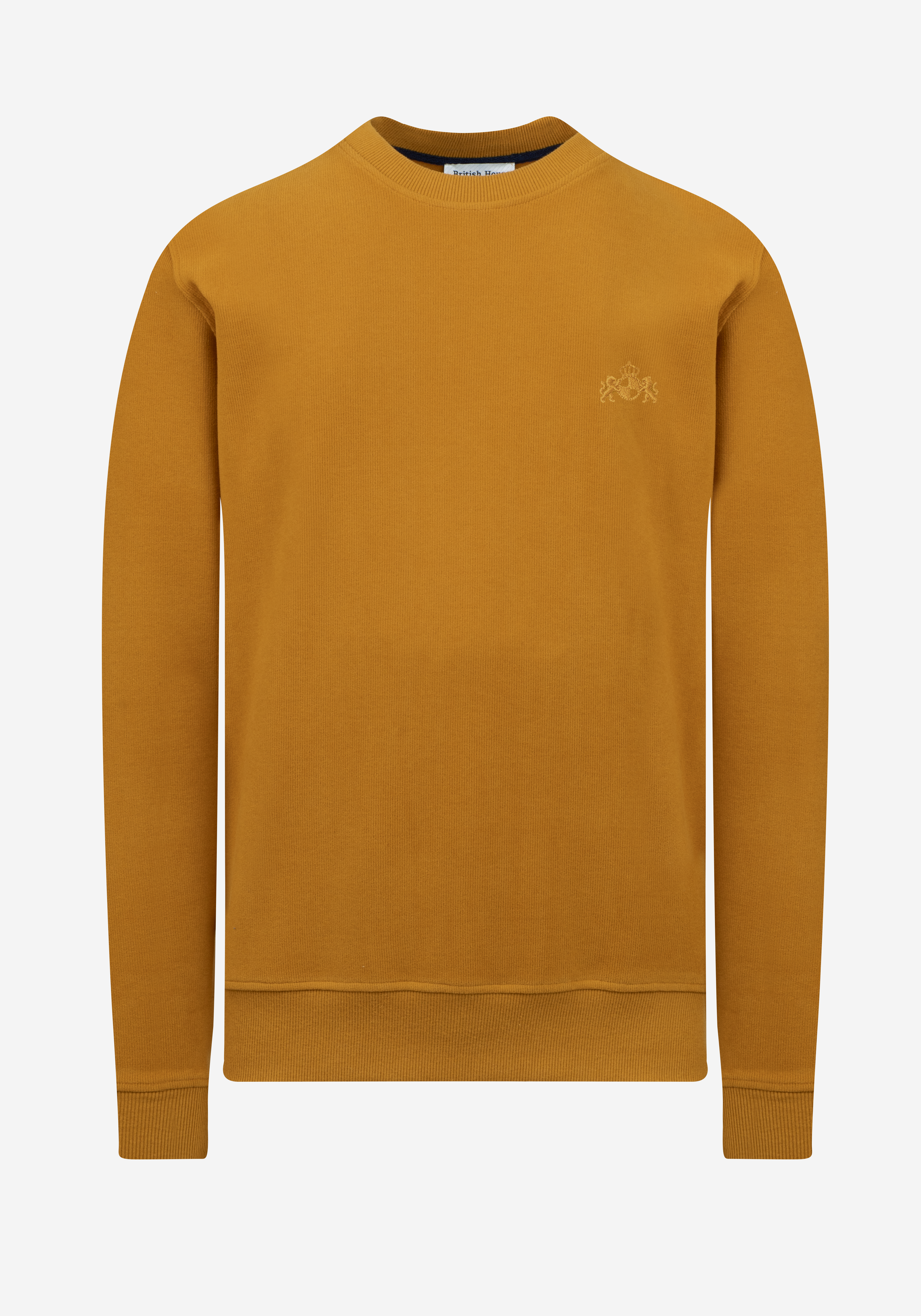 Amber Orange Cotton Sweatshirt