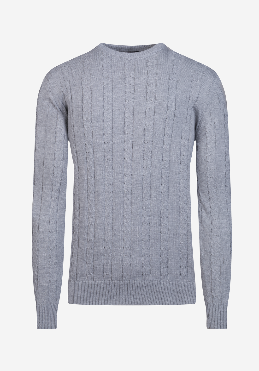 Glacier Grey Braided Pullover