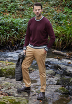 Berry Burgundy Cotton Sweatshirt