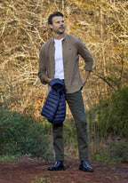 Cocoa Brown PiquÃ© Shirt