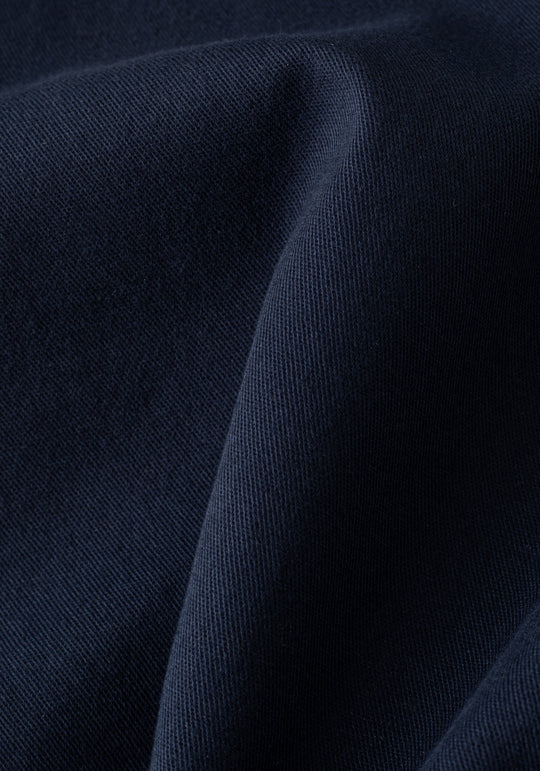 Dusty Navy Twill Gabardine