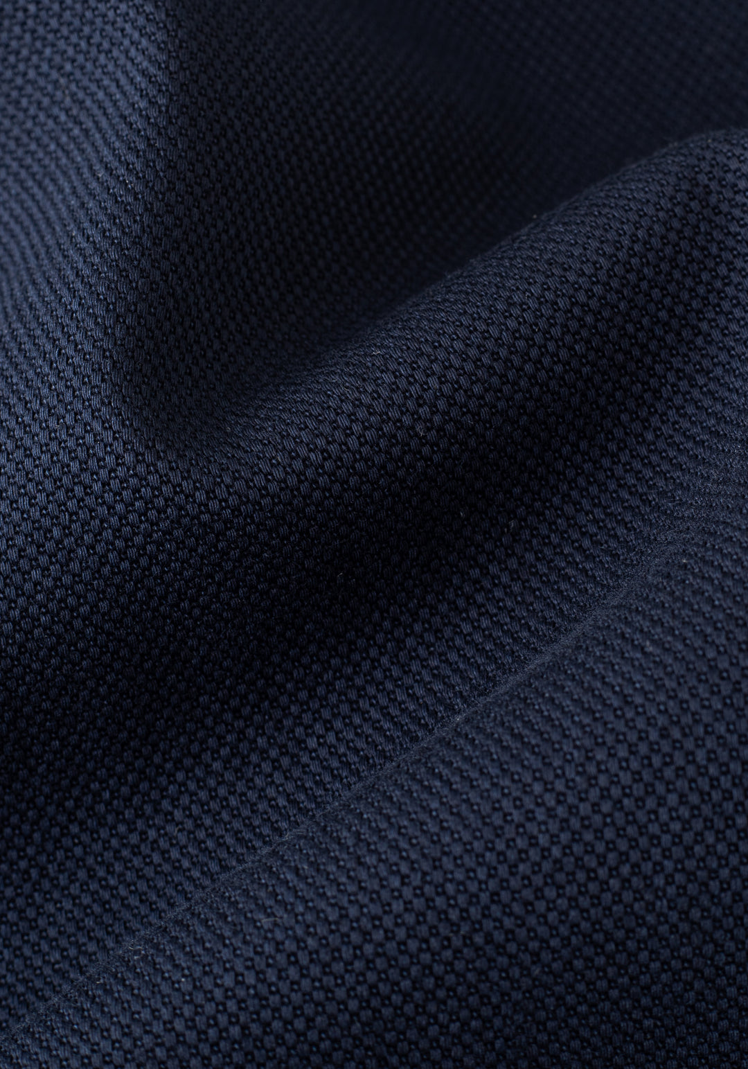 Midnight Navy Piqué Gabardine
