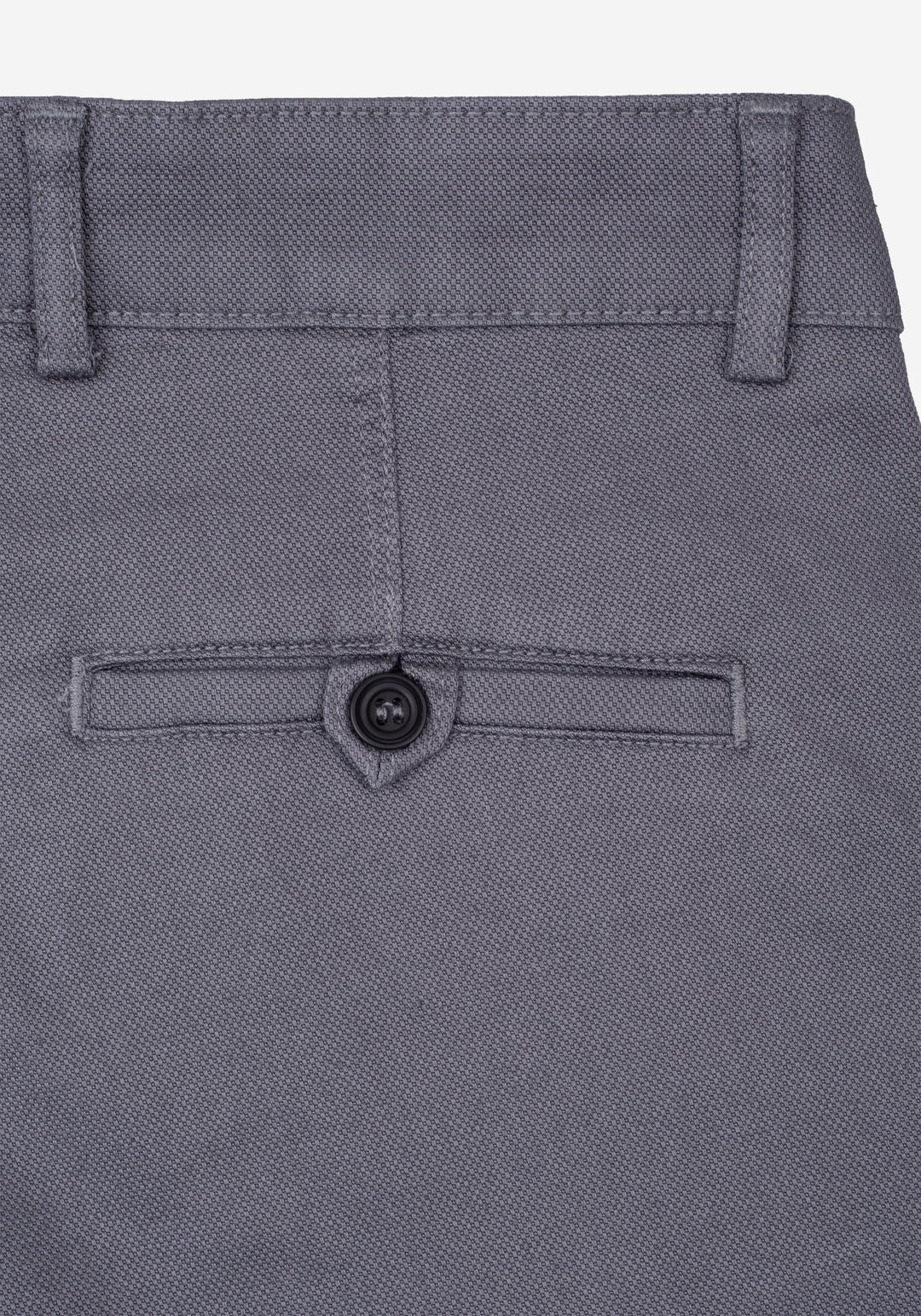 Carbon Grey Piqué Gabardine