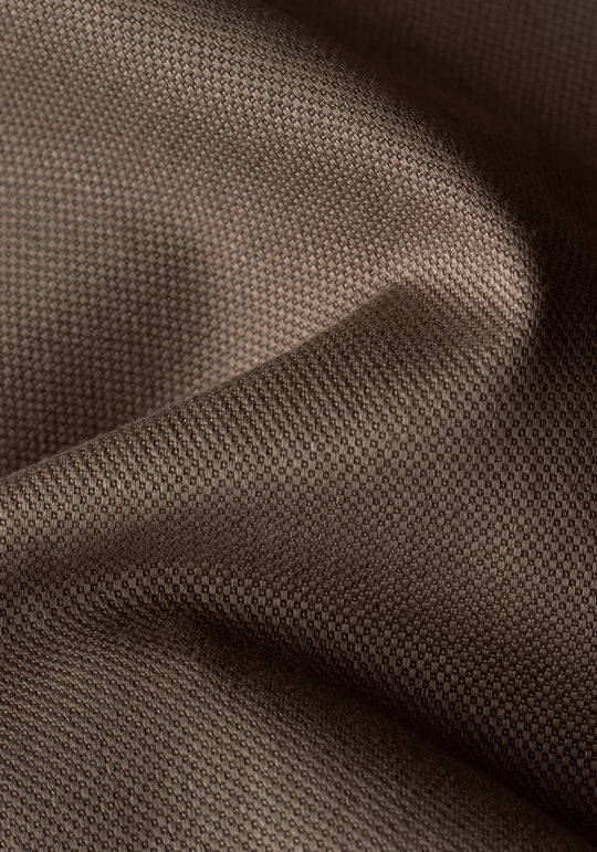 Coffee Brown Piqué Gabardine