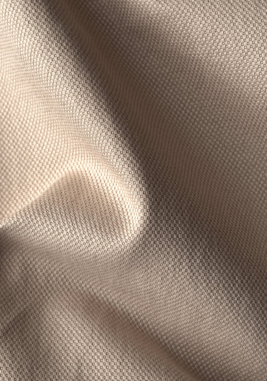 Light Beige Piqué Gabardine