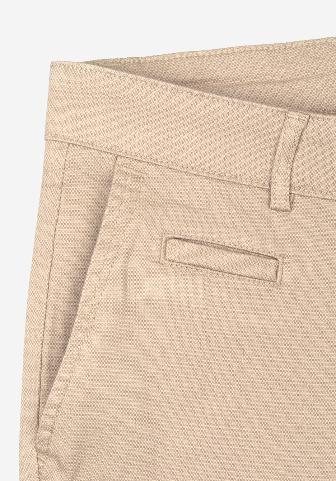 Light Beige Piqué Gabardine