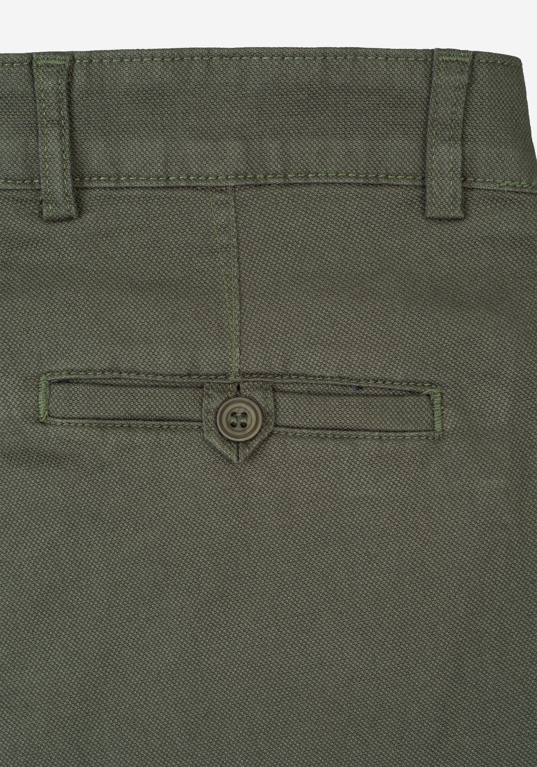 Forest Green Piqué Gabardine