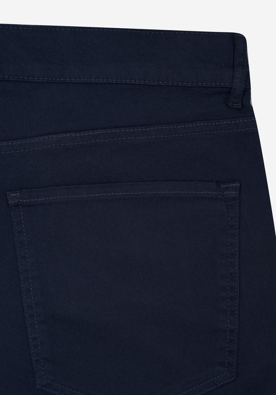 Dusty Navy Twill Gabardine
