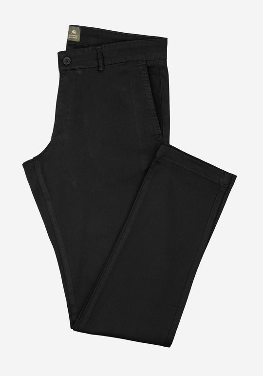 Raven Black Piqué Gabardine