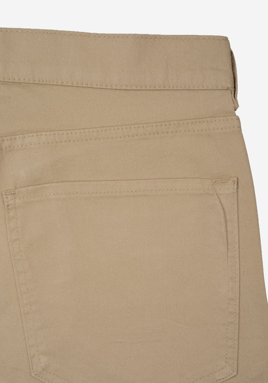Almond Beige Twill Gabardine
