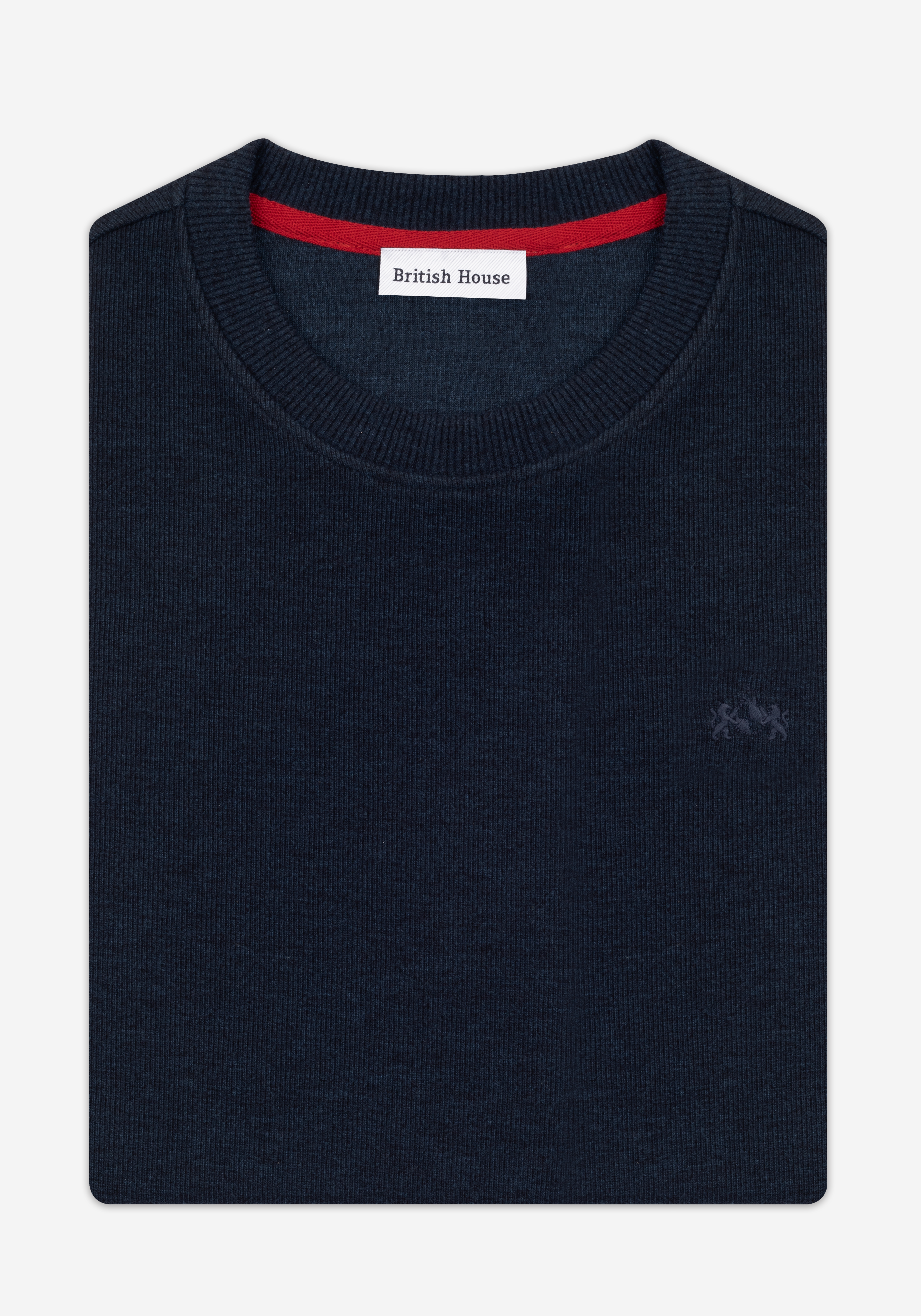 Pale Navy Cotton Sweatshirt