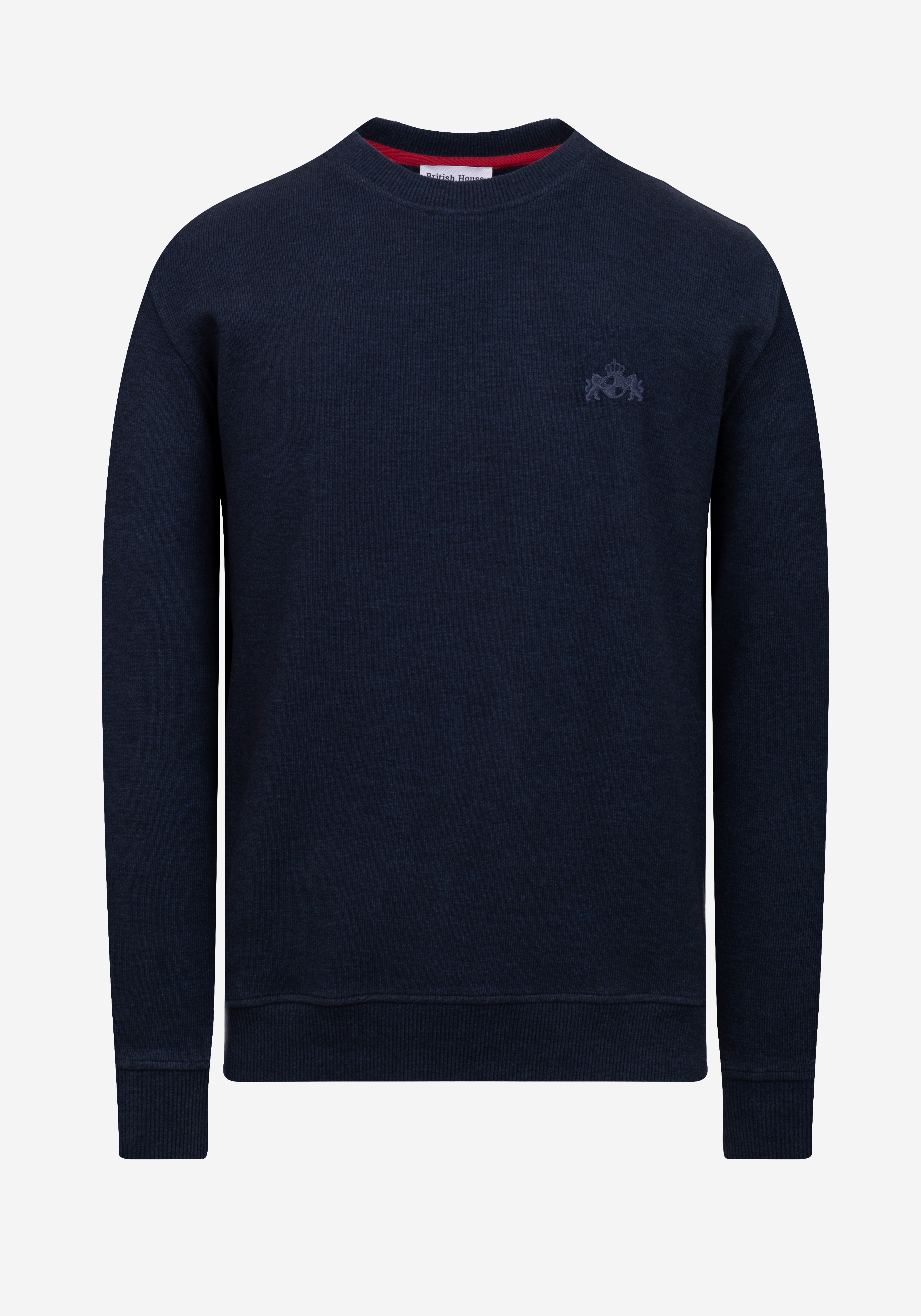 Pale Navy Cotton Sweatshirt