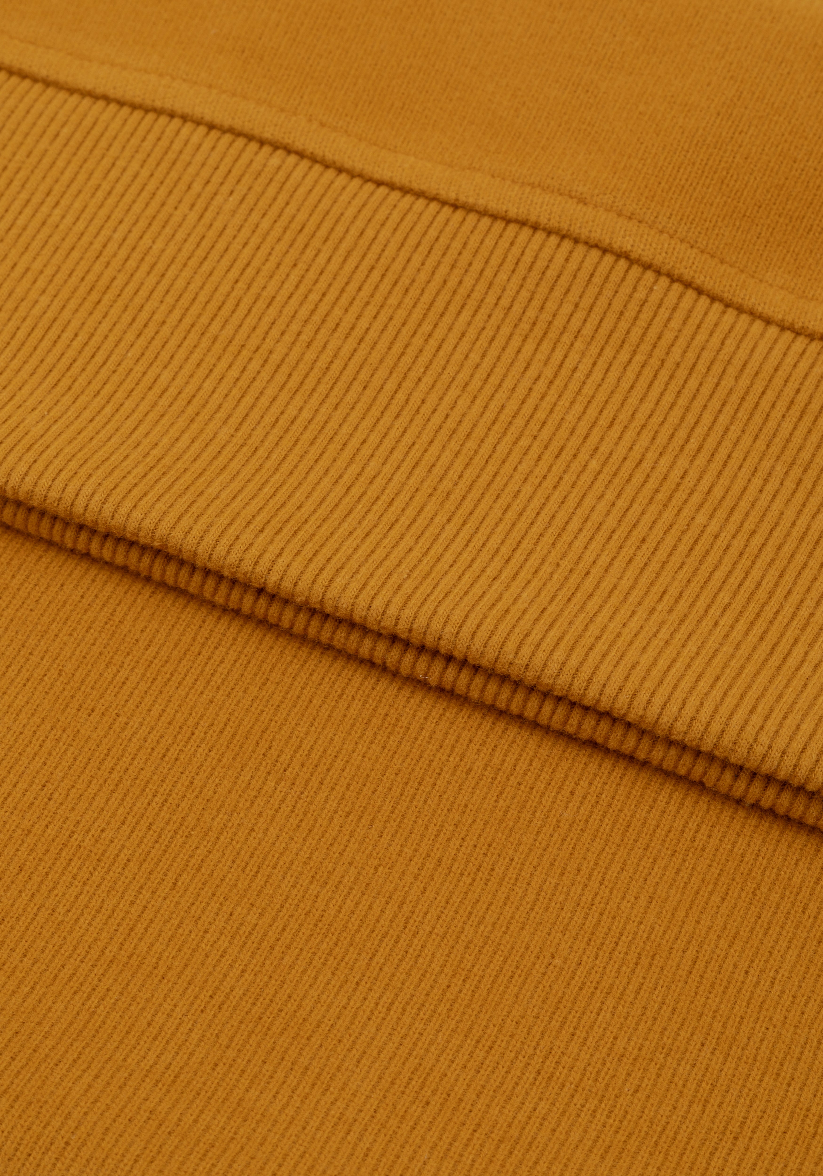 Amber Orange Cotton Sweatshirt