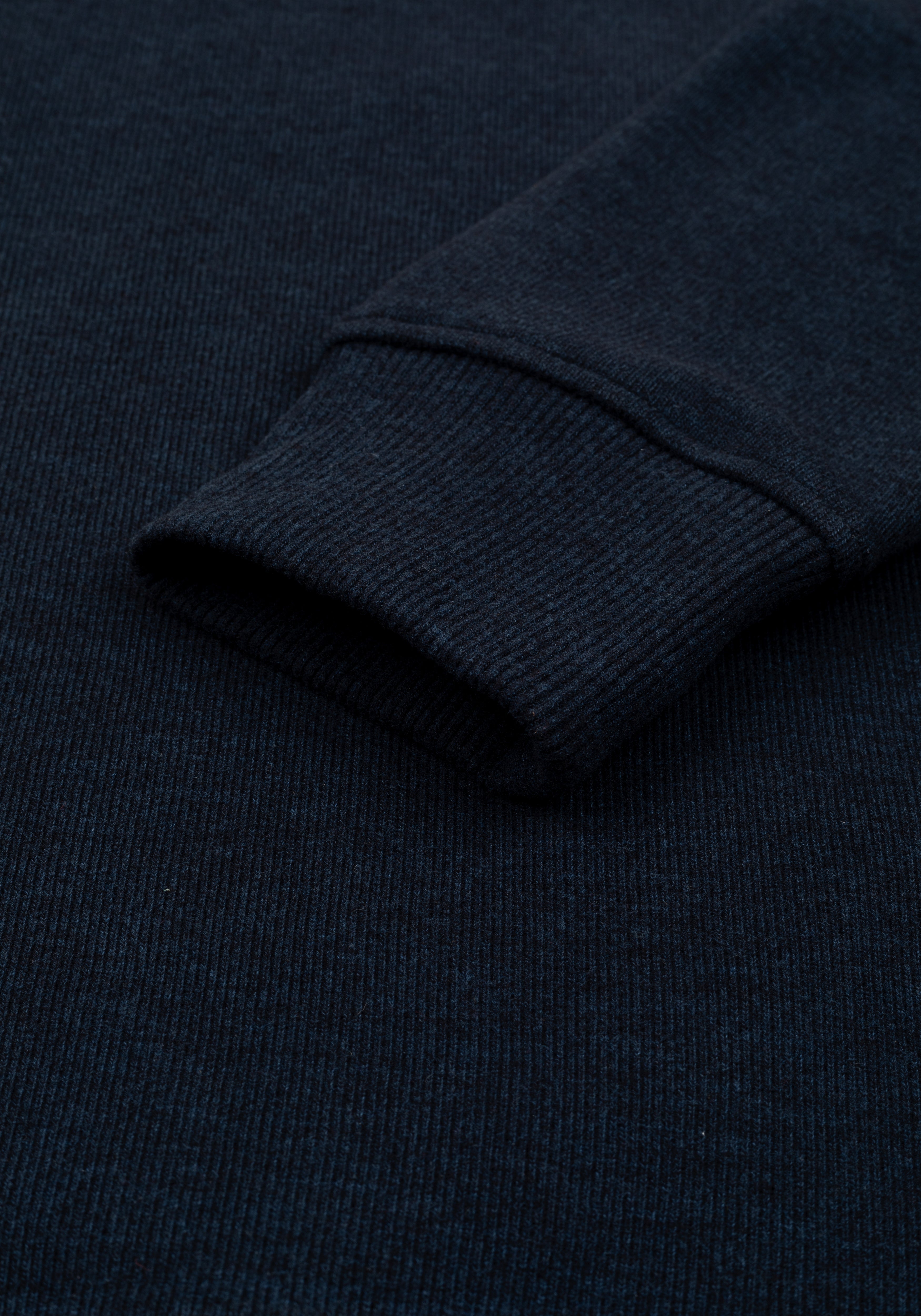 Pale Navy Cotton Sweatshirt