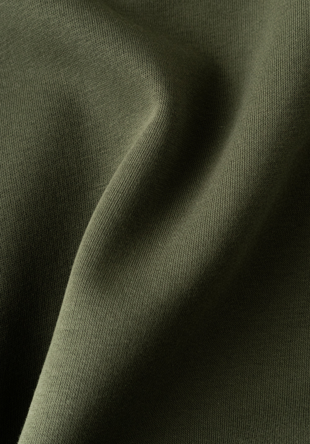 Deep Olive Cotton Sweatshirt
