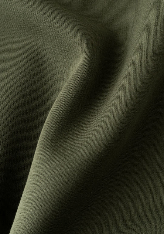 Deep Olive Cotton Sweatshirt