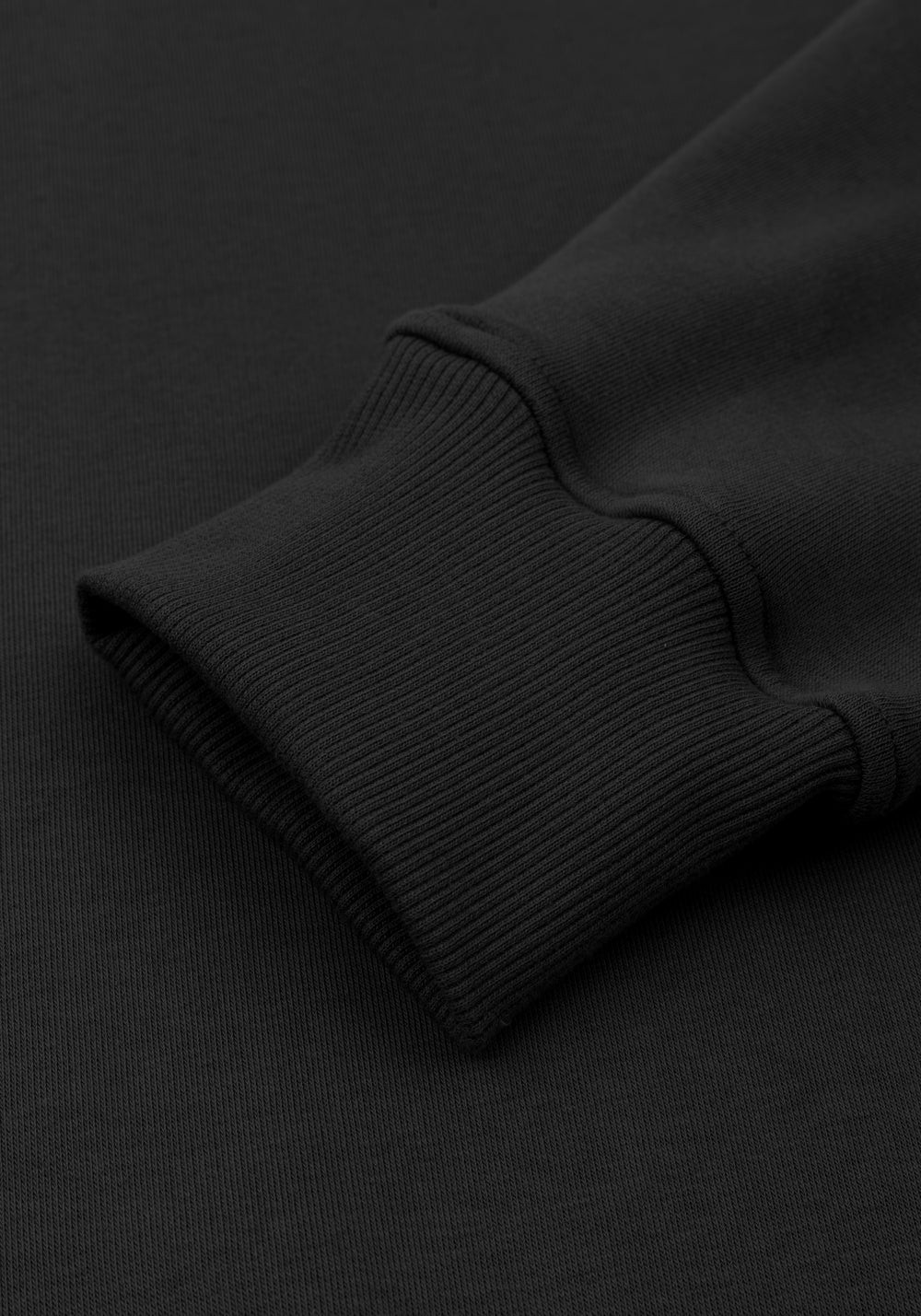 Dim Black Cotton Sweatshirt