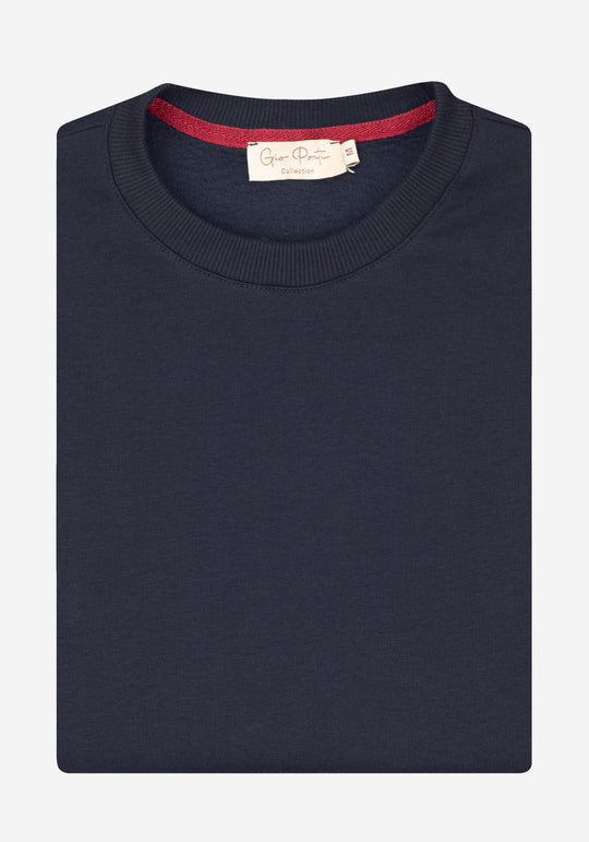 Midnight Navy Cotton Sweatshirt
