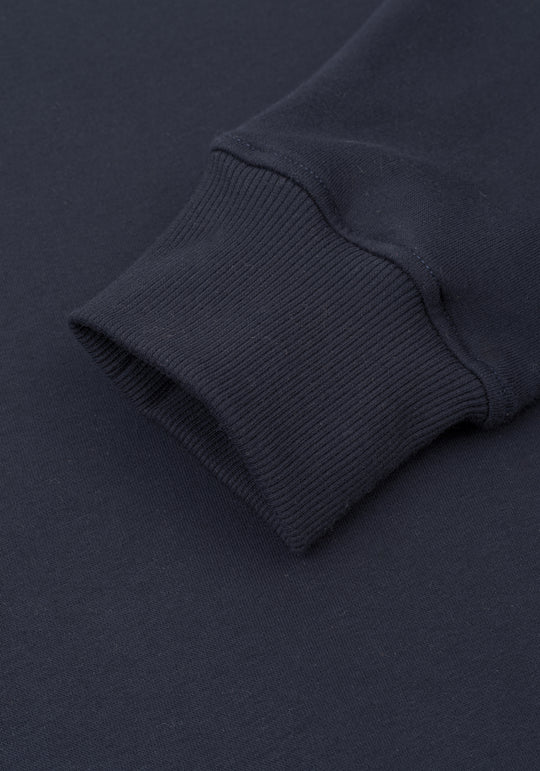 Midnight Navy Cotton Sweatshirt