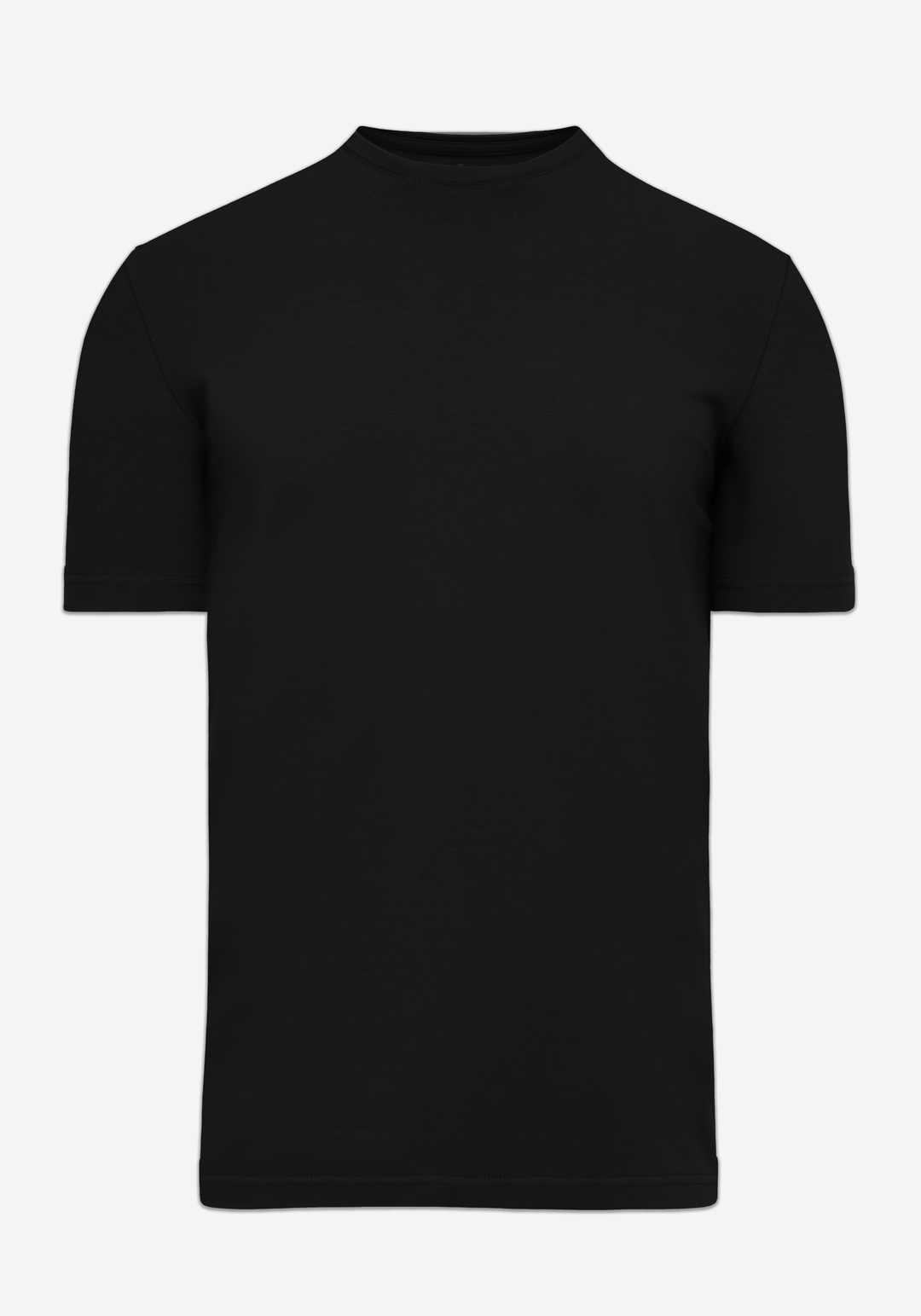 Panther Black Cotton Undershirt - Short Sleeve