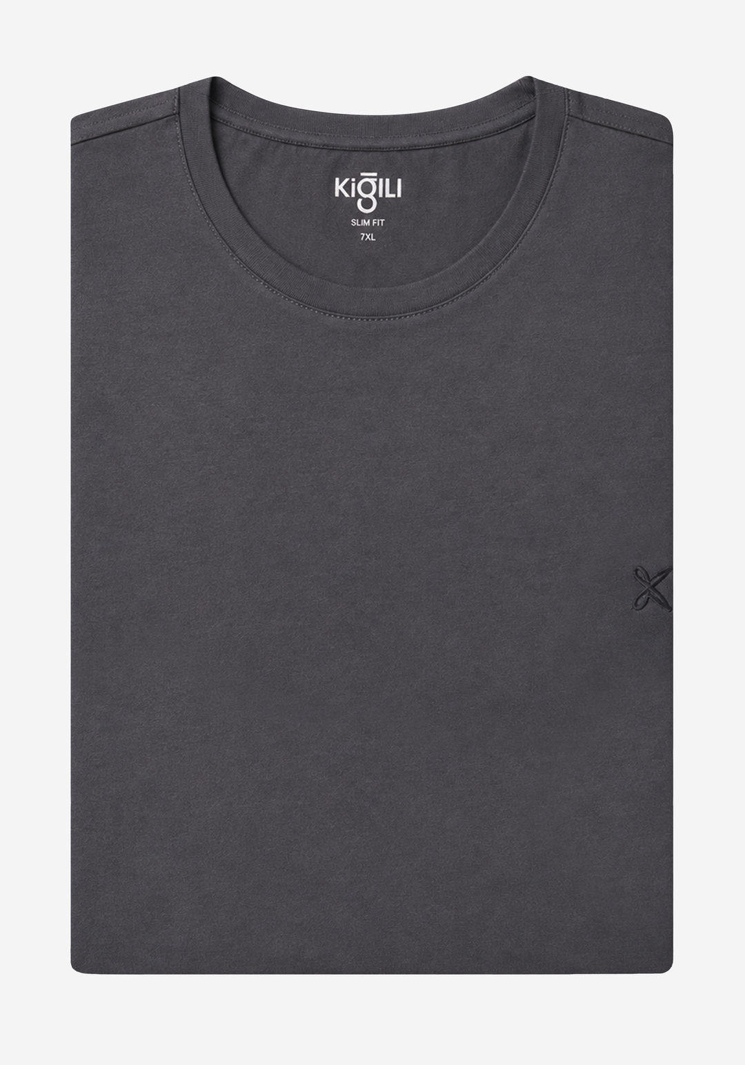 Light Grey Cotton Undershirt - Short Sleeve